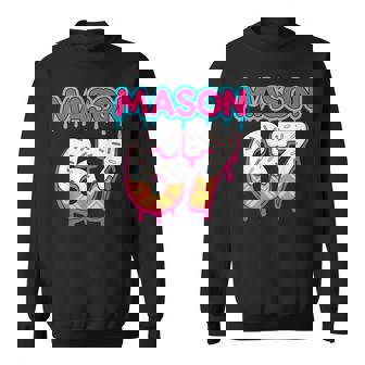 Six Seven Ice Cream Drip Sport 67 Mason Meme Sweatshirt | Seseable CA