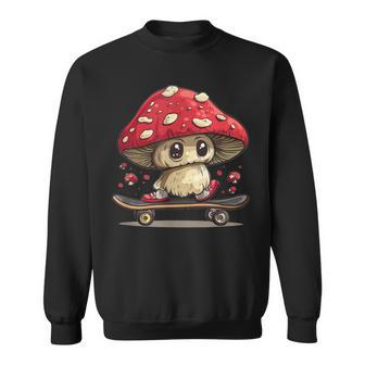 Skateboard Fungus Cool Pour Les Fans De Champignons Sweater e - Cadeauxyz