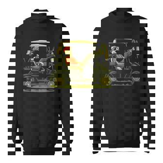 Skeleton Golf Halloween Golfer Golf Player Dad Sweatshirt - Thegiftio