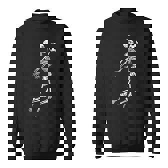 Skeleton Soccer Player Chest Ball Mid Air Sports Fan Sweatshirt Unisex | Mazezy