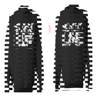 Slackline Slackliner Slacklining City Slacklining Gift Tank Top Sweatshirt Unisex | Mazezy