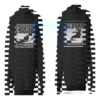 Slalom Waterskiing Wakeboard Ski Lake Blue Sweatshirt Unisex | Mazezy