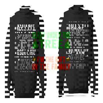 Might As Well Sleep Under The Tree Shirt Christmas Pajamas Sweatshirt Unisex | Mazezy