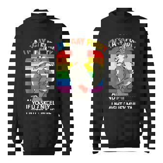 Slogan Gay Furry Pride Humoristique Arc-En-Ciel Furry Pride Humour Sweater e - Cadeauxyz