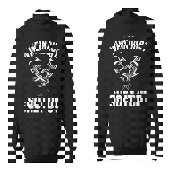 Snowshoer Quote Snowshoe Hiking Snowshoeing Lovers Sweatshirt Unisex | Mazezy