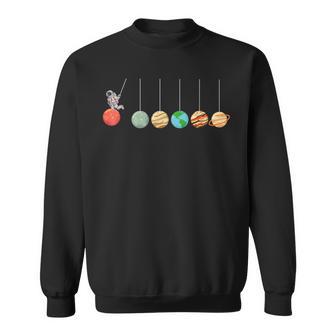 Solar System Cradle Astrophysicist Space Enthusiasts Sweatshirt - Thegiftio UK