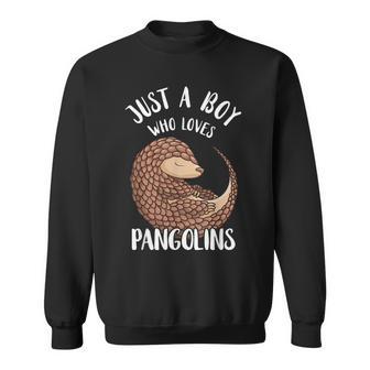 Sólo Un Niño Que Ama Pangolins Marsupials Mamífero Lindo Animal Camisa de entrenamiento - Regaloses