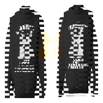 Somebunny Loves 3D Modeling Cute Easter Bunny Enthusiast Sweatshirt Unisex | Mazezy