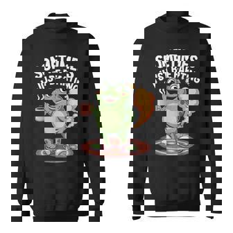 Sometimes I Just Be Farting Frog Meme Sweatshirt | Seseable UK