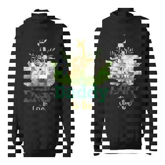 Soon To Be Daddy Jungle Animals Safari Baby Reveal Sweatshirt | Mazezy