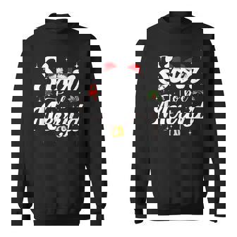 Soon To Be Merry'd Engaged Couples Matching Christmas Sweatshirt | Seseable CA