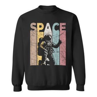 Space Vintage Outer Space Retro Space Nerd Sweatshirt - Thegiftio UK