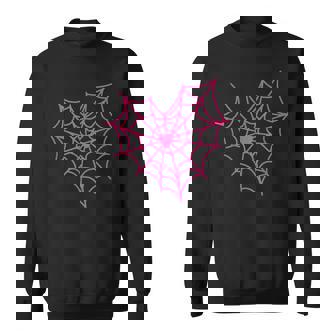 Spiderweb Love Spooky To Rock Halloween Night In Sweatshirt Unisex | Mazezy