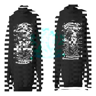 Spooky Sirens Horror Mermaid Creepy Mermaid Haunted Sea Sweatshirt - Thegiftio