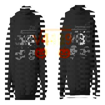 Square Root Of 4489 Haunted Halloween Meme Slang 67 6 7 6-7 Sweatshirt - Monsterry