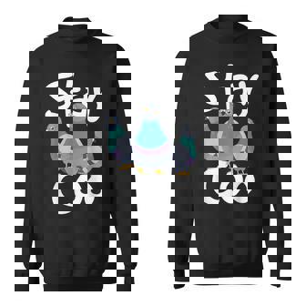 Stay Coo Pigeon Racing Lover Bird Birdwatcher Birdwatching Sweatshirt Unisex | Mazezy