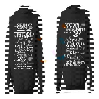 Stepping Into My 80Th Birthday With Gods Grace And Mercy Sweatshirt - Thegiftio