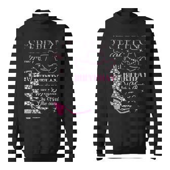 Stepping Into My Birthday With My Boots On The Ground Sweatshirt | Seseable FR