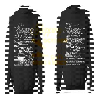 Stepping Into My October Birthday Leopard God Grace Mercy Sweatshirt | Seseable CA