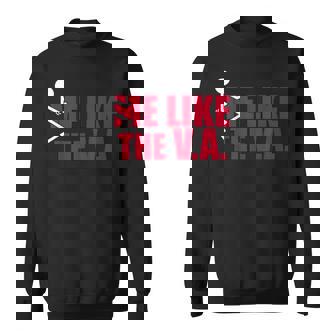 Stick Figure Fck Me Like The Va Veteran Dark Humor Sweatshirt | Mazezy