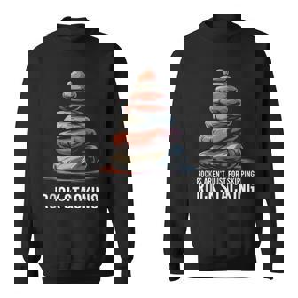 Stone Balance Rocks Aren't Just For Skipping Rock Stacking Tank Top Sweatshirt Unisex | Mazezy