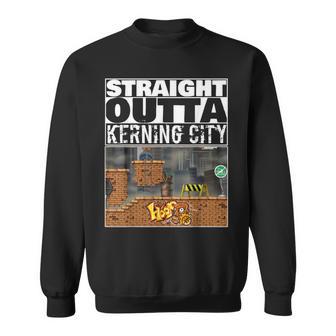 Straight Outta Kerning City Maplestory Shadower Bandit Sweatshirt - Thegiftio UK