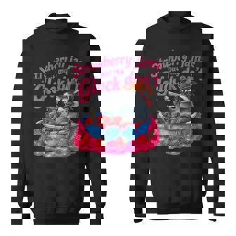 Strawberry Jams But My Don't Raccoon Sweatshirt | Seseable FR