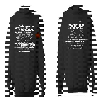 Stroke Survivor Would Not Recommend Stroke Awareness Sweatshirt | Mazezy