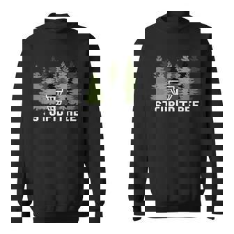 Stupid Tree Disc Golf Frolf Sweatshirt Unisex | Mazezy