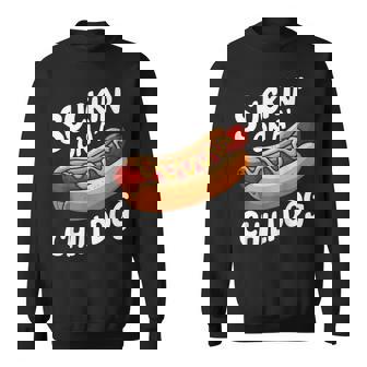 Sucking On A Chili Dog Sweatshirt - Monsterry