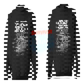 Superviviente Del Metro De Parísupervivienteuperpoblado Humor Tren Francia Camisa de entrenamiento - Regaloses