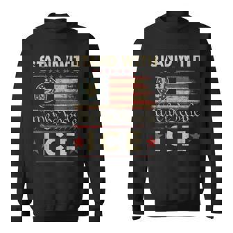 I Support Ice Vintage Ice Enjoy Deportation Sweatshirt | Seseable FR