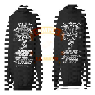 Supporter Motard Humour Fan De Rugby Moto Et Apéro Sweater e - Cadeauxyz