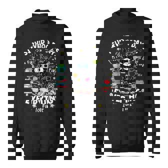 I Survived 100 Days Of School It's Fine I'm Fine School Cute Sweatshirt | Mazezy