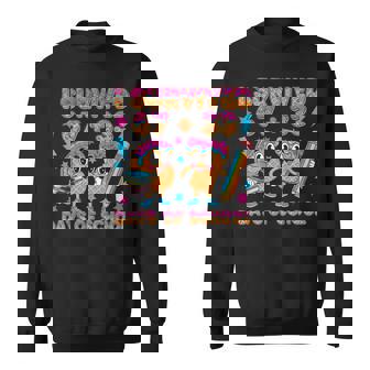 I Survived 67 100 Days Of School 100Th Day Of School Sweatshirt | Mazezy