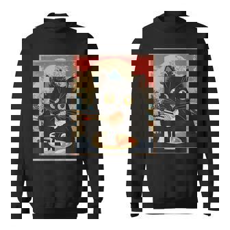 Sushi Cat Japanese Kawaii Sushi Cat Japan Anime Sushi Cat Sweatshirt - Monsterry