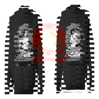 Sushi Japonais Kawaiiushi Amoureux Des Chats Sweater e - Cadeauxyz