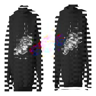 Süßer Ball Disco Lustige Tänzerin 70Er Jahre Tanzlehrer Sweatshirt - Seseable
