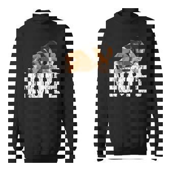 Süßer Beagle Nope Motiv Für Den Hund Beagle Sweatshirt - Seseable