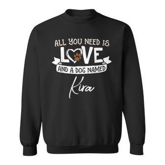 Süßes Hunde- Mit Namen Kira Für Damen Und Herren Sweatshirt - Geschenkecke