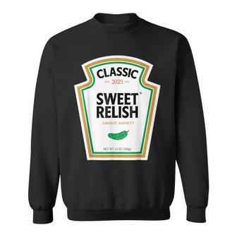 Sweet Green Pickle Relish Diy Halloween Costume Sweatshirt - Thegiftio