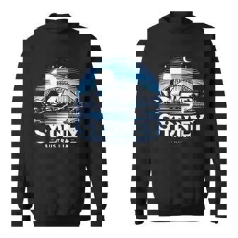 Sydney Australia New South Wales Opera House Bridge Souvenir Sweatshirt Unisex | Mazezy