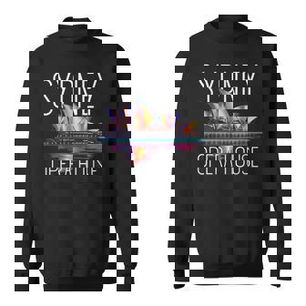 Sydney Opera House Artistic Representation Australia Sweatshirt Unisex | Mazezy