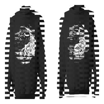 Symbole Yin Yang Noir Et Blancur La Nature Taijitu Yin Yang Sweater e - Cadeauxyz