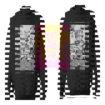 T Chat Rigolooleur Poisson Humour Drole Chat Chaton Sweater e - Cadeauxyz