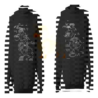 Tactical Dachshund Commando Dog Dog Squad Sweatshirt | Seseable FR