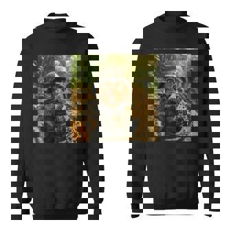 Tank Catelfie Avec Un Chat Patriotique Drôle Et Militaire Sweater e - Cadeauxyz