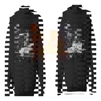 Tatuaje De Gato Retro Meme Tatuaje Tatuaje Gato Tatuaje Fumar Tatuajes Camisa de entrenamiento - Regaloses