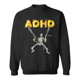 Tdah Esqueleto Meme Camisa de entrenamiento - Regaloses
