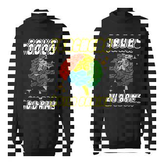 Teachers Build Brains Building Bricks Back To School Sweatshirt | Seseable CA